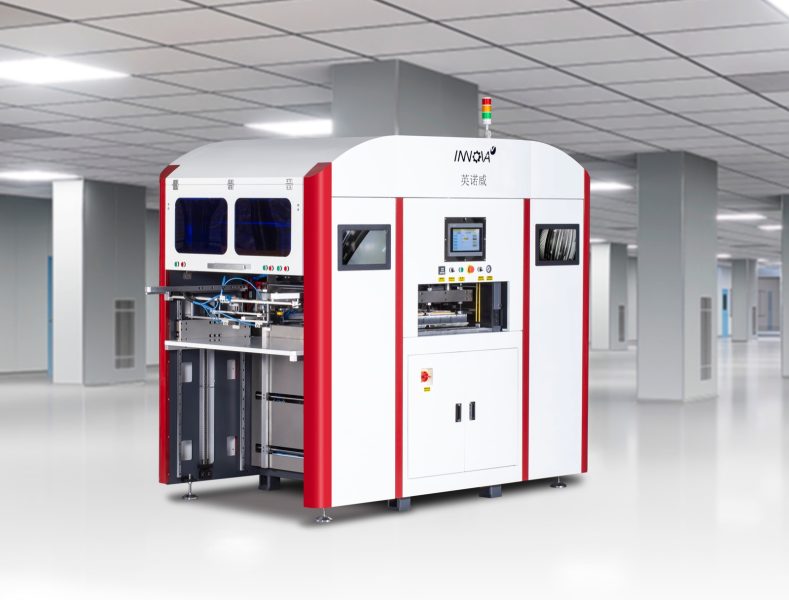 IN-850 — Máquina Automática de Hot Stamping com Aquecimento Eletromagnético